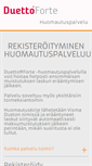 Mobile Screenshot of duettoforte.fi